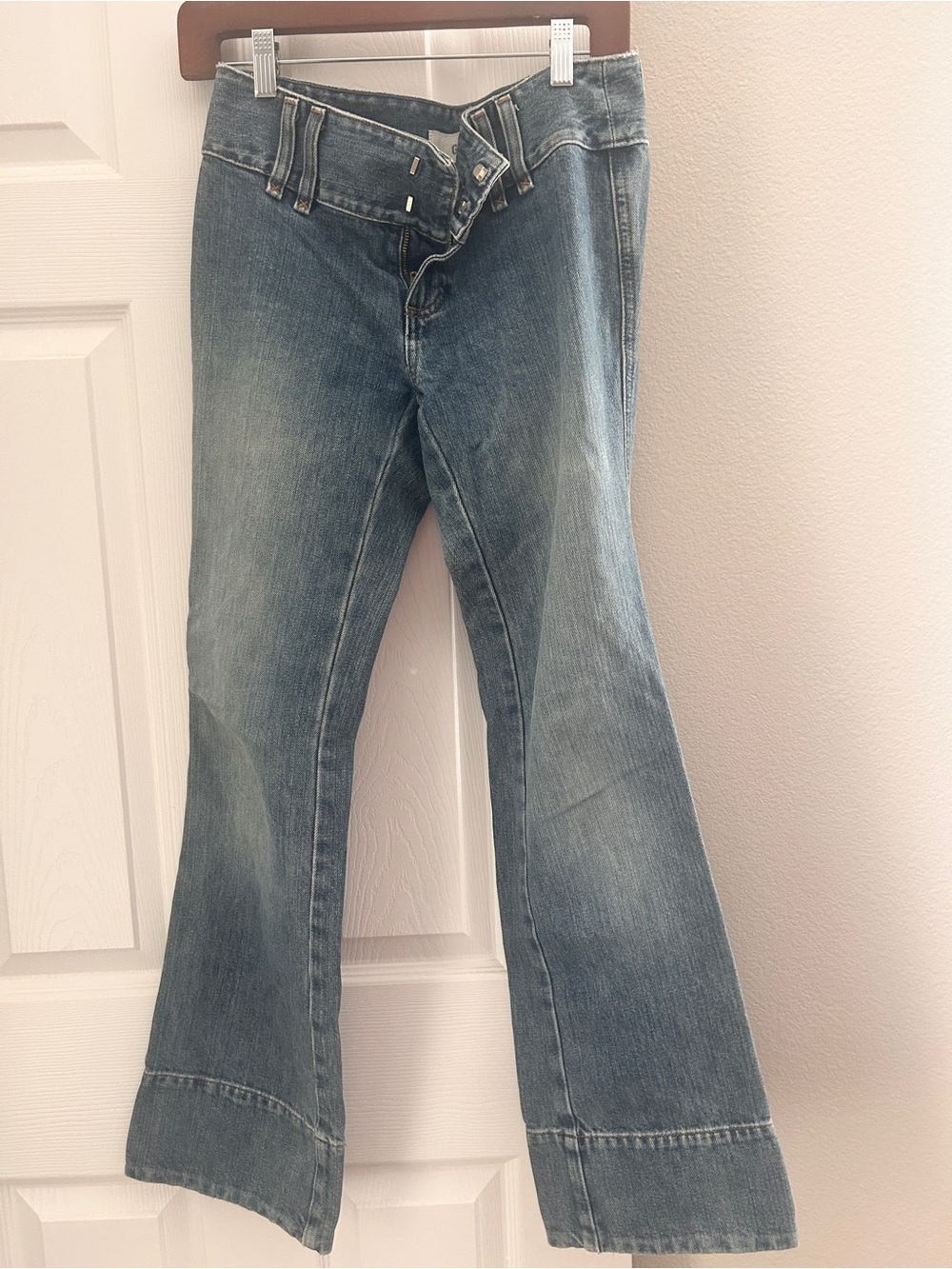 GAP vintage Denim Flare Jeans in Washed Blue